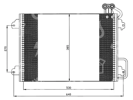 kondenzátor OE 7700434383,7700434883, RENAULT Megane (96) 1.9